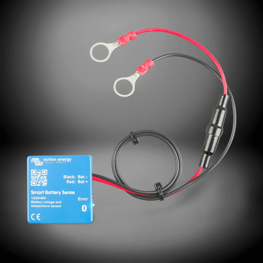 Smart Battery Sense Batteriespannungs- und Temperatursensor mit Kabel, Ringösen, Bluetooth