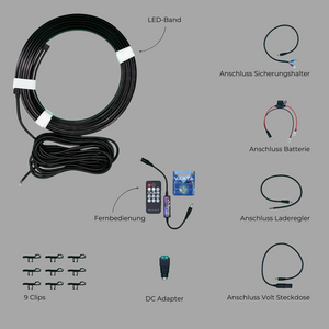Markisenbeleuchtung CALIFAKTUR Komponenten