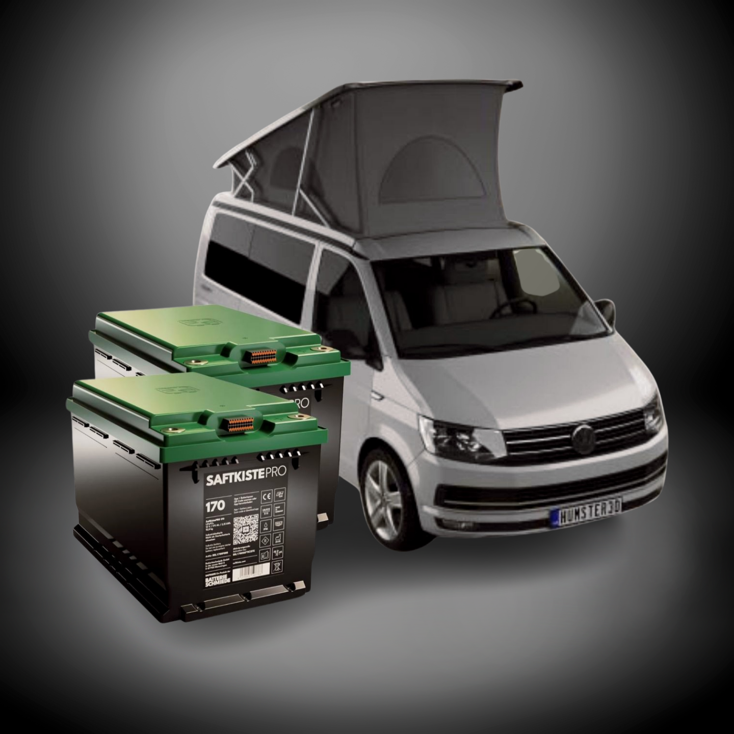 Califaktur Lithium Zusatz Paket VW California T6.1 – SaftkistePRO 170Ah (Upgrade auf 340Ah)