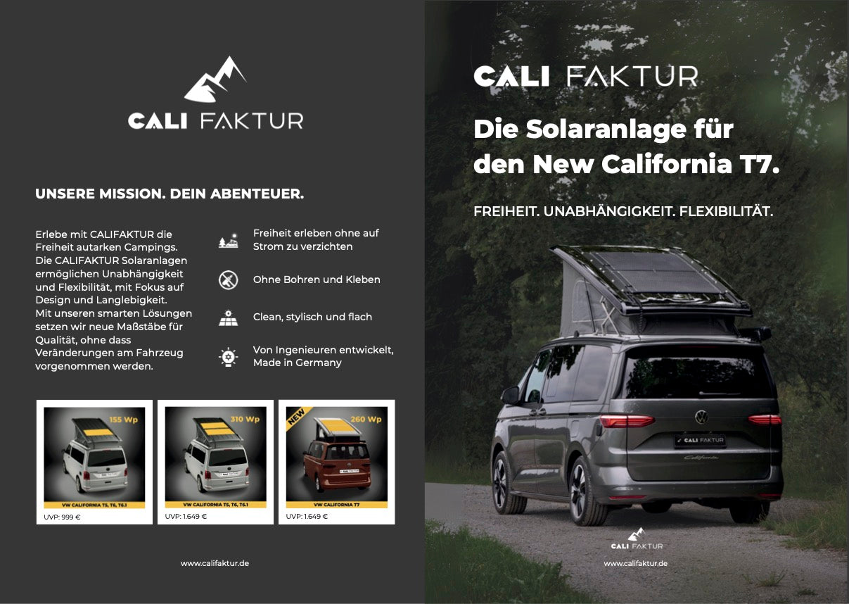 CALIFAKTUR Flyer-Paket (20 Stück) DIN-A4