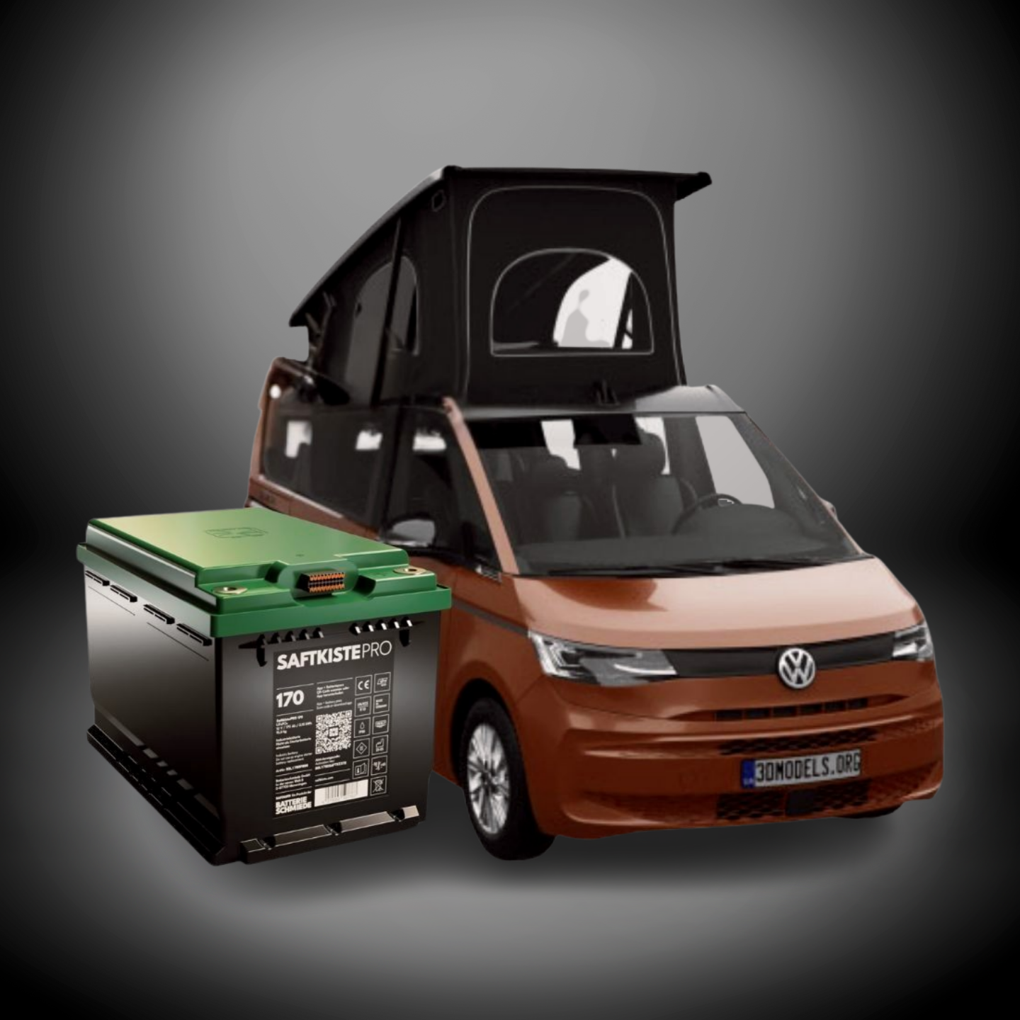 Califaktur Lithium Paket VW California T7 – SaftkistePRO 170 Ah