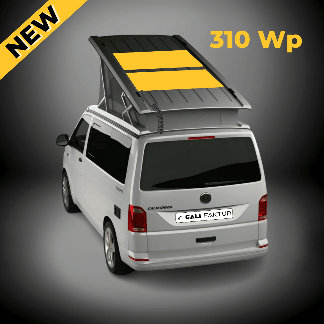 Califaktur Solarmodul für VW California T5 T6 T6.1 310Wp - Califaktur.de