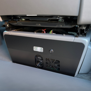 CALIFAKTUR Halteblech und Verkleidung für Victron Wechselrichter Poenix 12/1200 für VW California T6.1 AutarkiepaketPRO